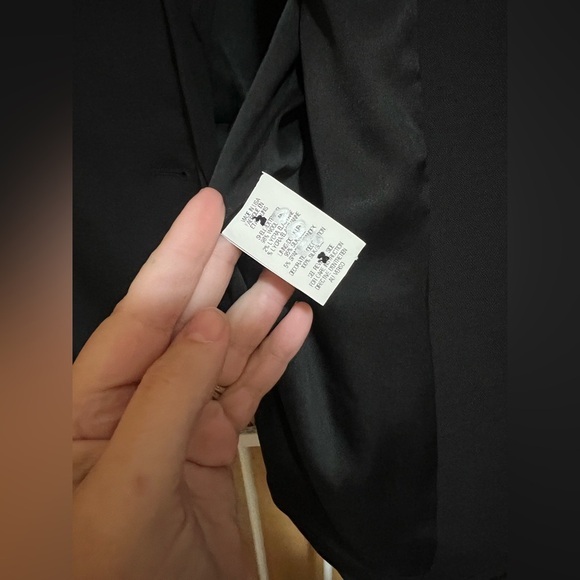 Helmut Lang Wool Silk Women’s Blazer Jacket Black size 8 - Picture 4 of 5